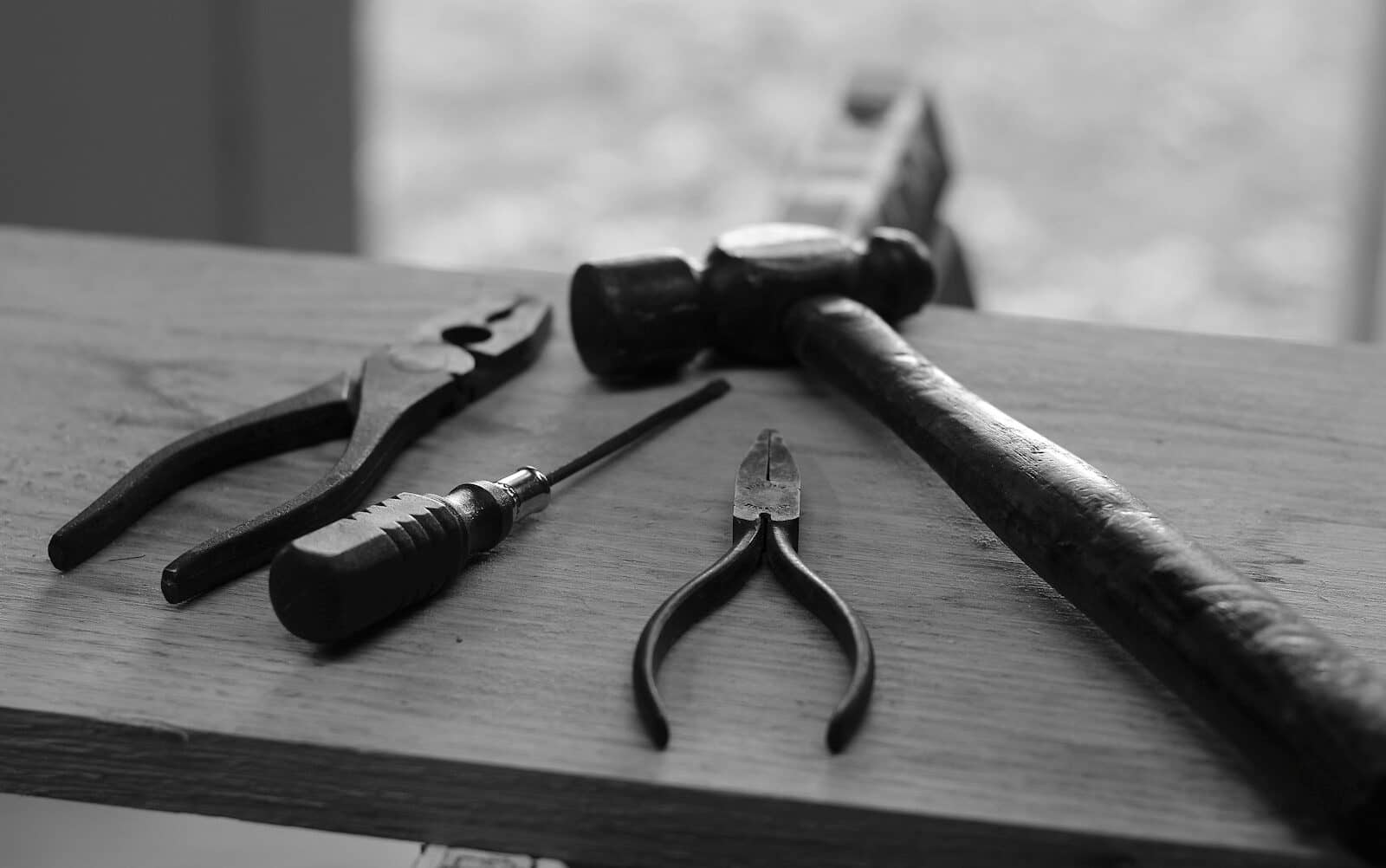 four handheld tools on board